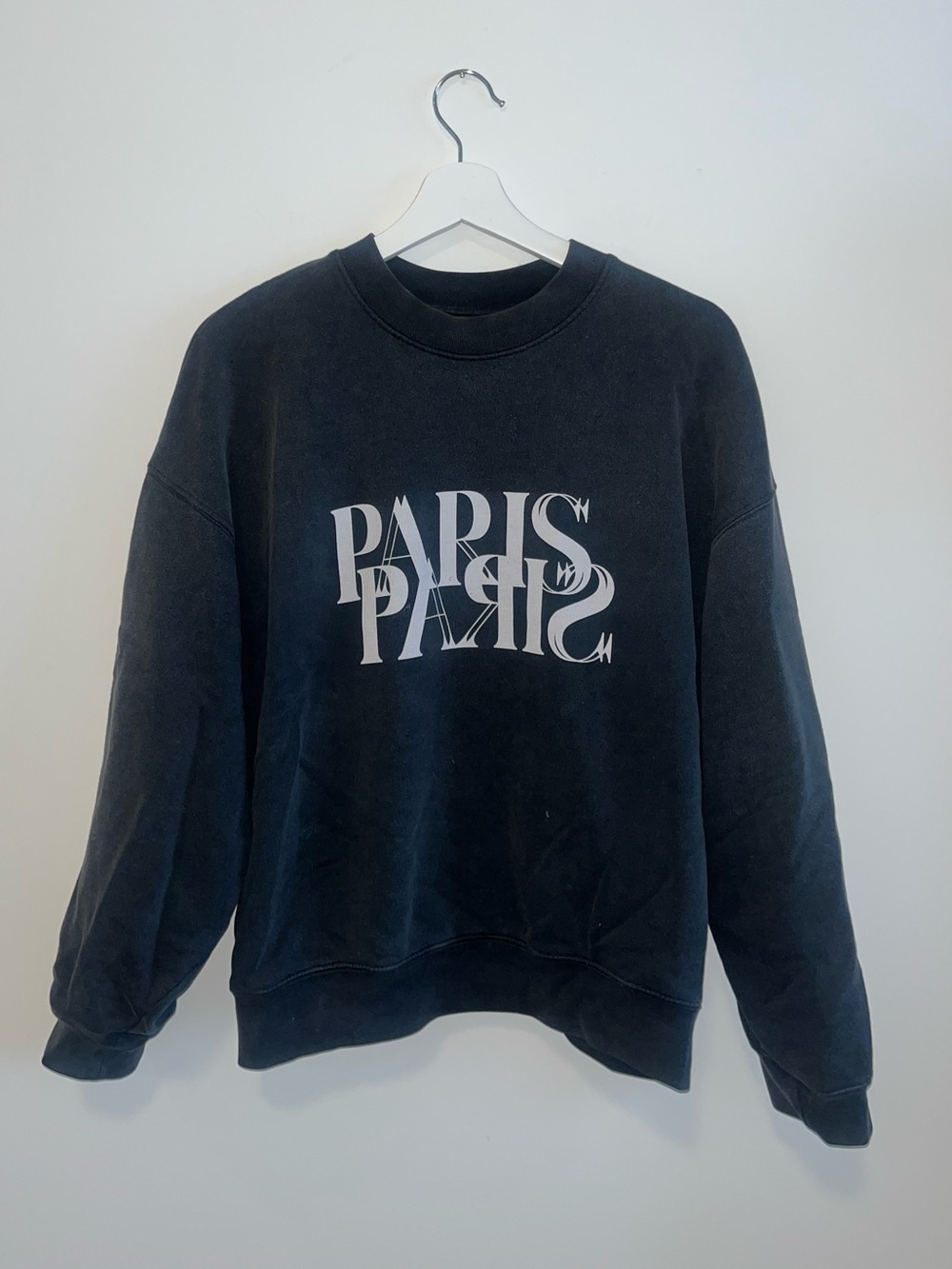 Anine Bing Graphic Crewneck Sweater (Size: S)